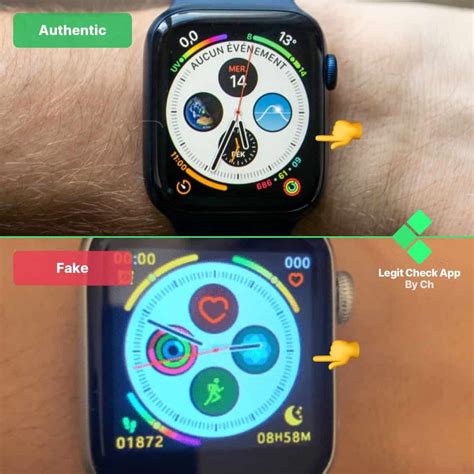 fake apple watch vs real series 8|are apple watches real or false.